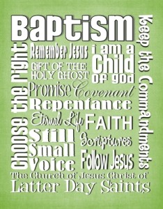 Baptism subway art GREEN sm